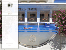 Tablet Screenshot of hoteldefrance.it
